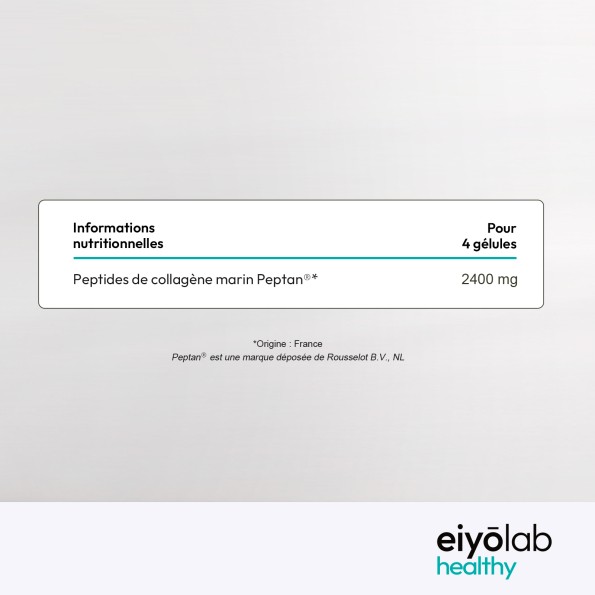 Collagène marin en gélules - Peptan®