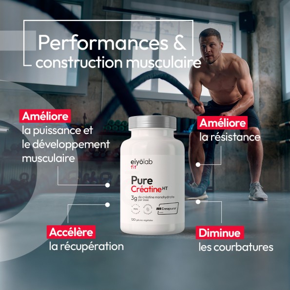Pure créatine HT gélules