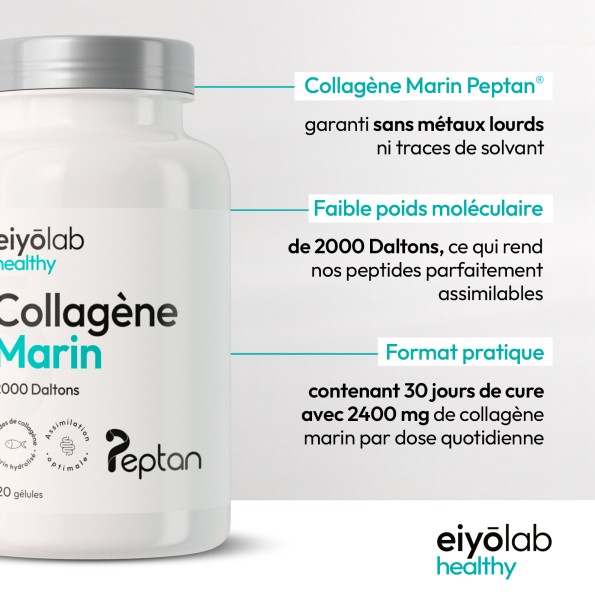 Collagène marin en gélules - Peptan®