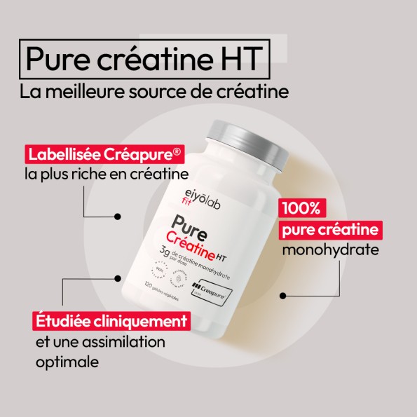 Pure créatine HT gélules