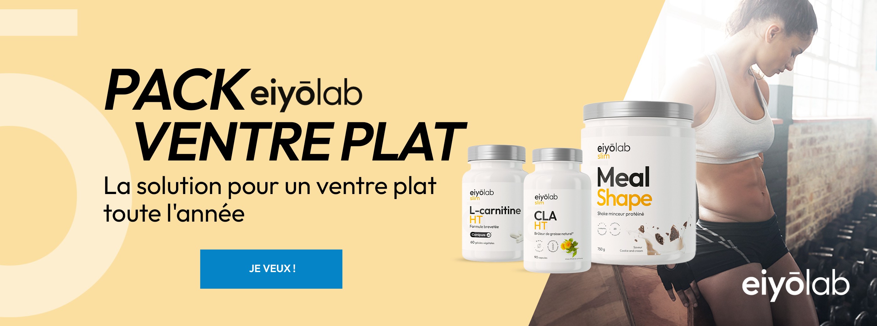 pack ventre plat